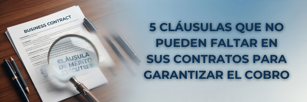 Guía legal sobre cláusulas de contratos para garantizar el cobro y seguridad jurídica - Abogacía
