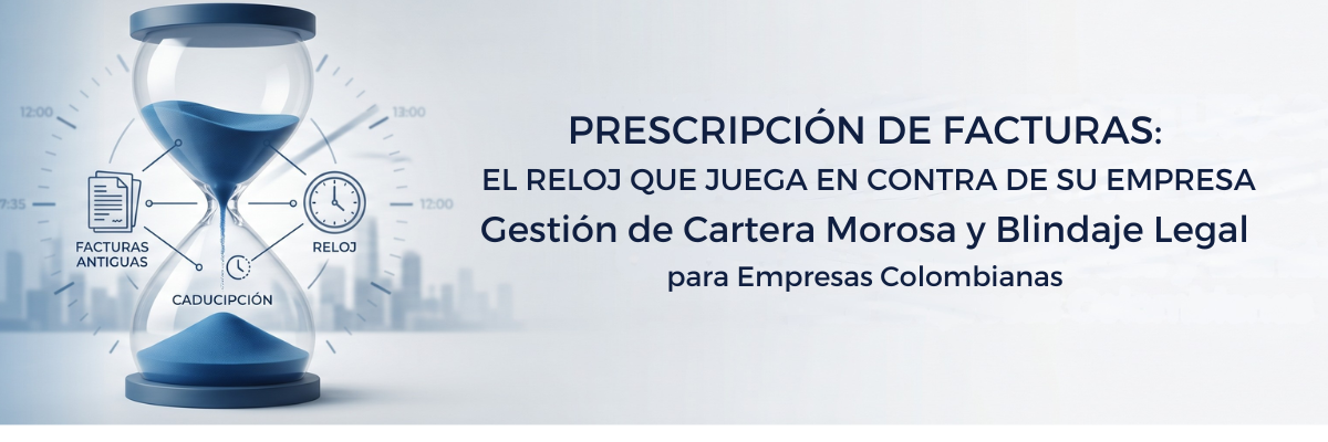 Infografía sobre prescripción de facturas y términos legales de títulos valores en Colombia - La Abogacía