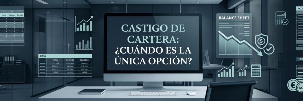 ¿Cuándo el castigo de cartera es la única opción en la recuperación de cartera?